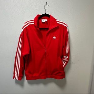 ADIDAS 3-stripes red track jacket